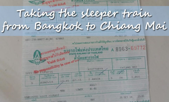 Bangkok to Chiang Mai sleeper train