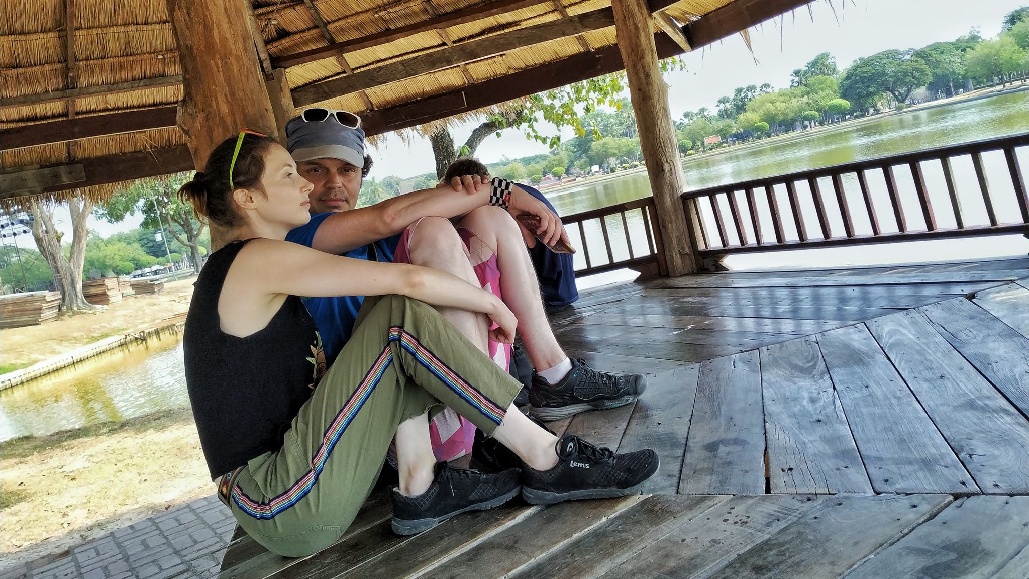 Resting in Sukhothai Historical Park