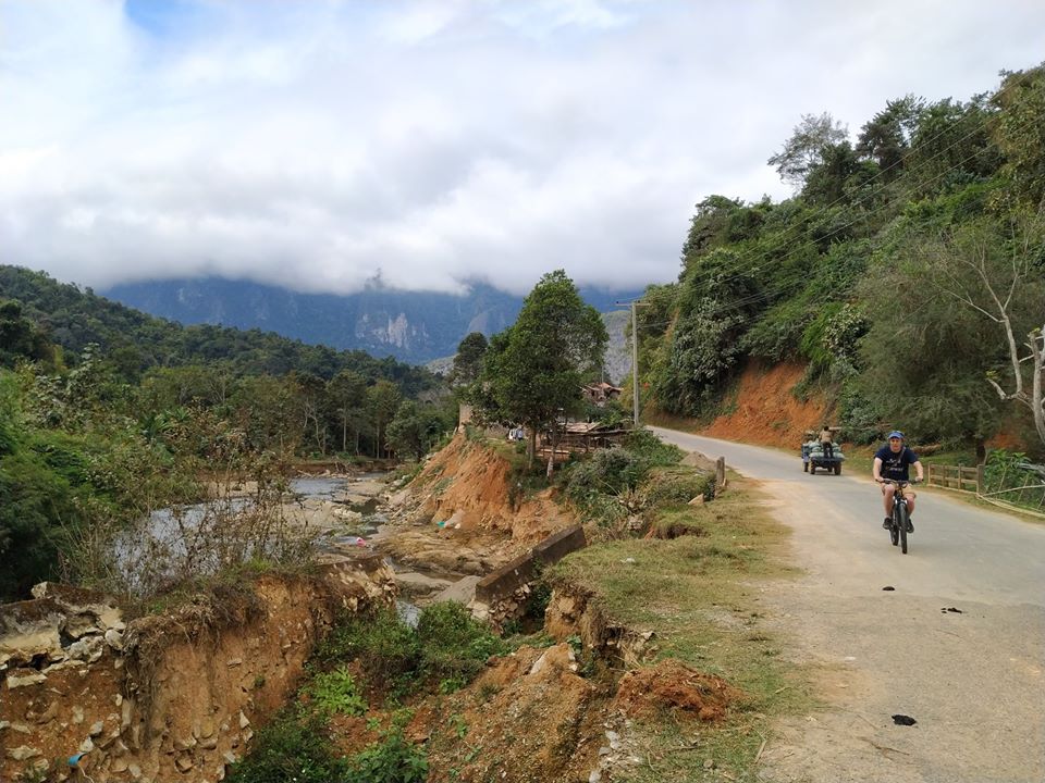 Cycling in Nong Khiaw