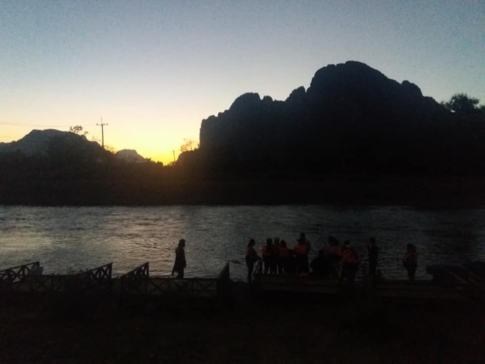 Sunset in Vang Vieng