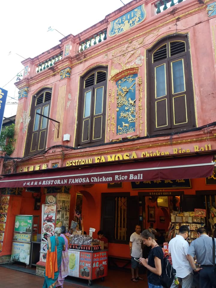 Chicken Rice Ball in Malacca, Malaysia