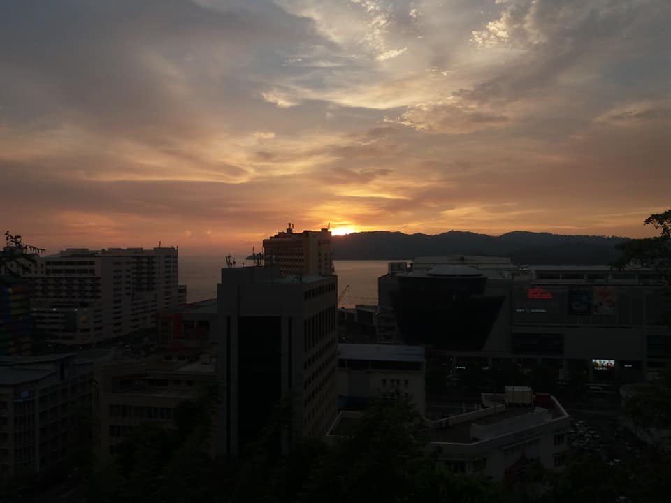Sunset from Signal Hill, Kota Kinabalu