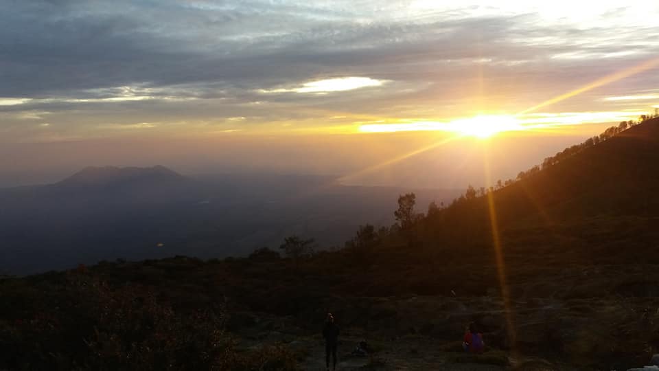 Mount Ijen sunrise