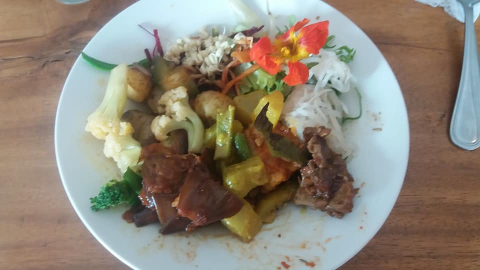 Sawobali vegan buffet, Ubud - plate three!