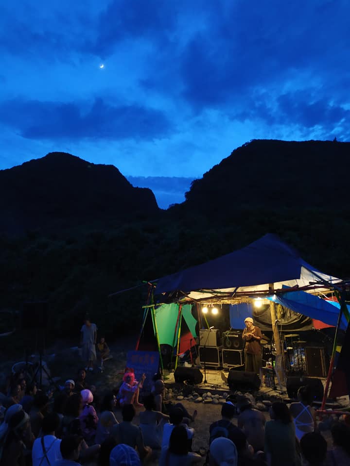 Night time at Ocean Home Festival, Hualien