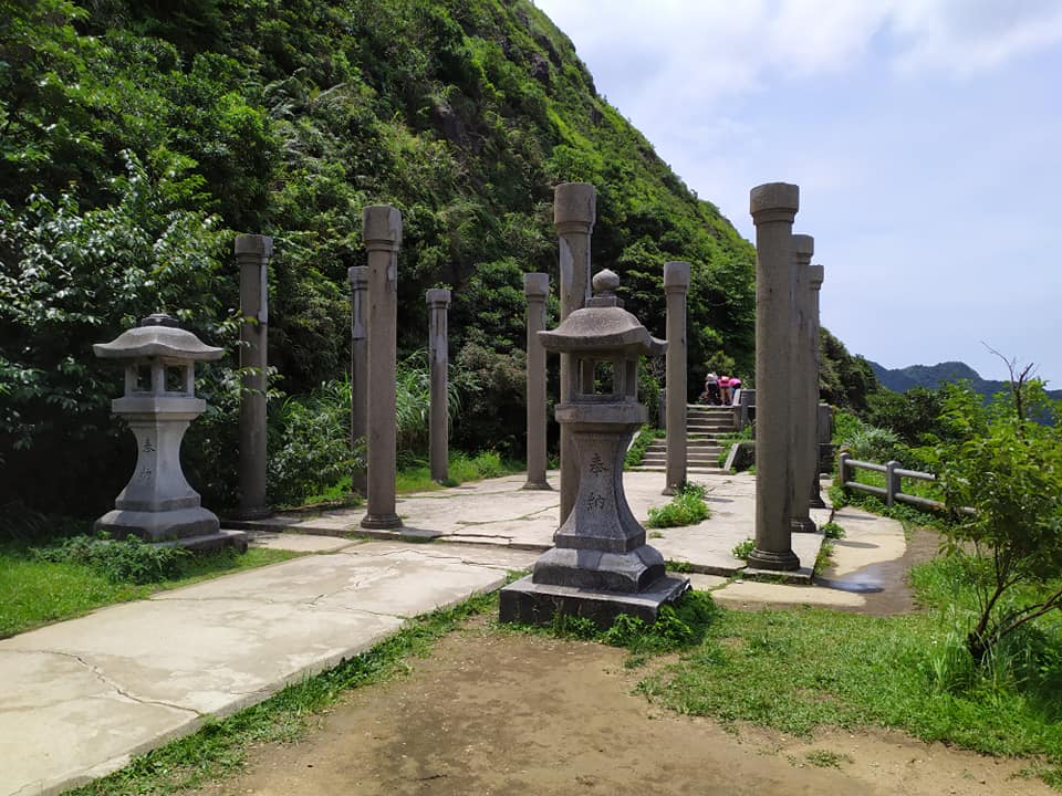 Ruins of temple, Gold Museum, Jinguashi