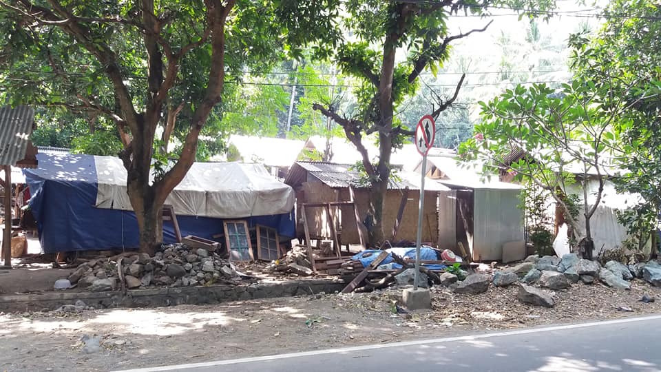 Temporary housing in Senggigi