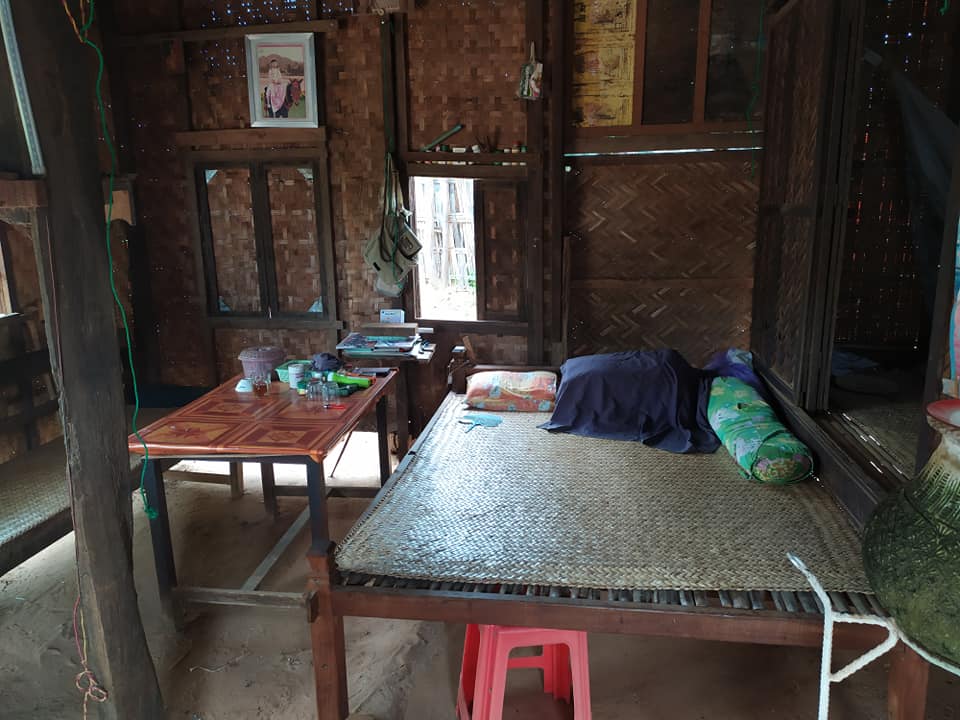 Inside home in Minnanthu village