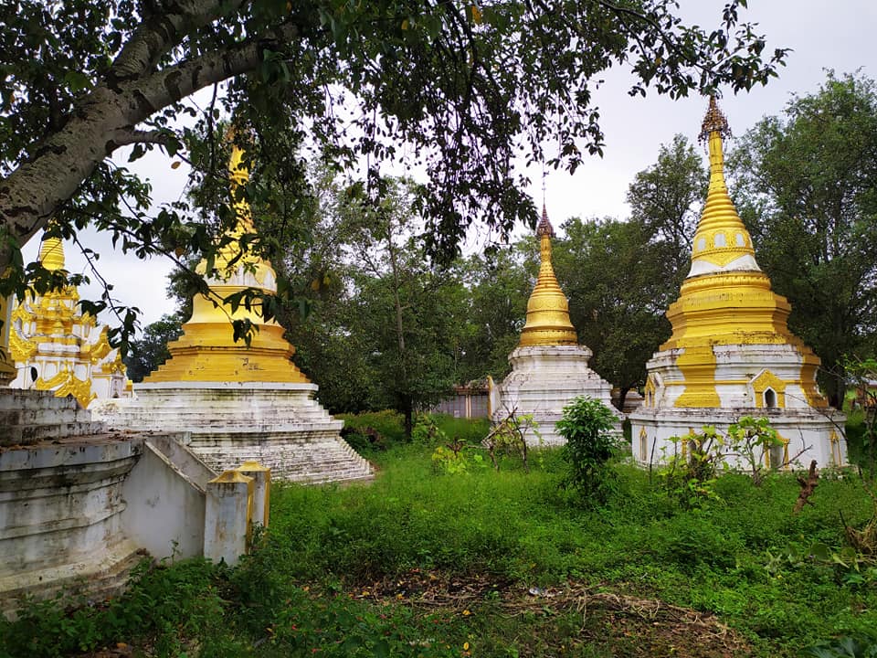 Pagodas at Myoma Monastery