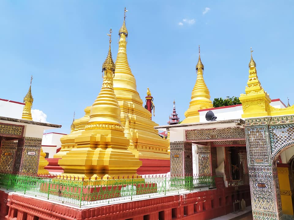 Pagodas on Mandalay Hill