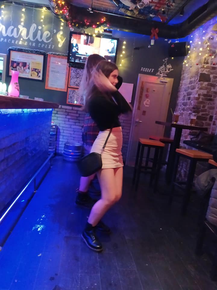 Dancing in Charlie's Bar