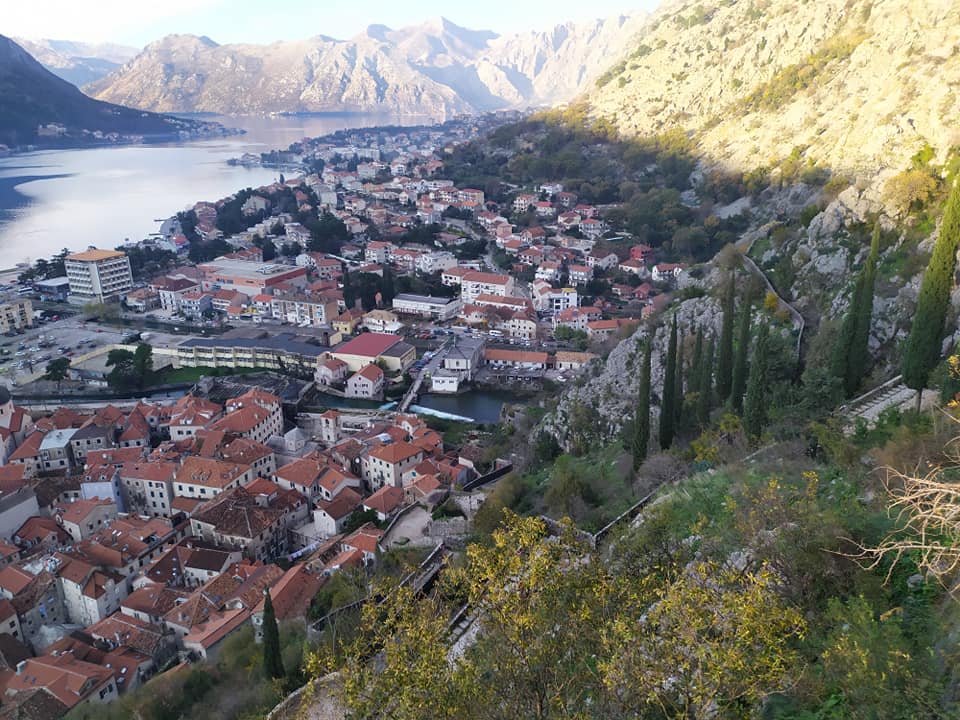 View over Kotor old town
