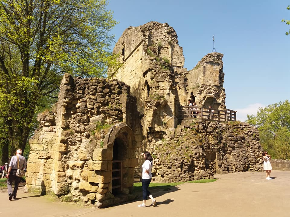 Knaresborough Castle ruins