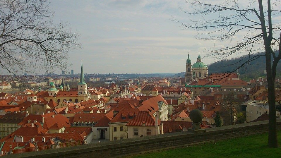 Views over Prague from Prague Castle