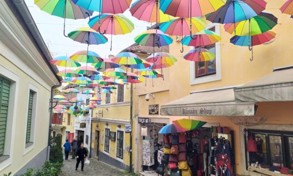 Colourful streets of Szentendre